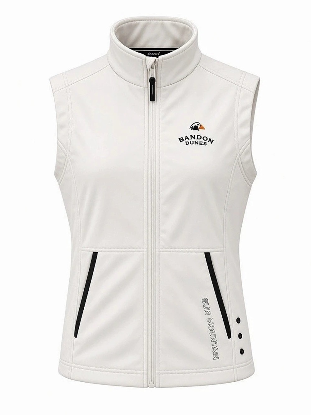 Abacus Bandon Dunes Logo Hybrid Vest Women's White Vest Size Small